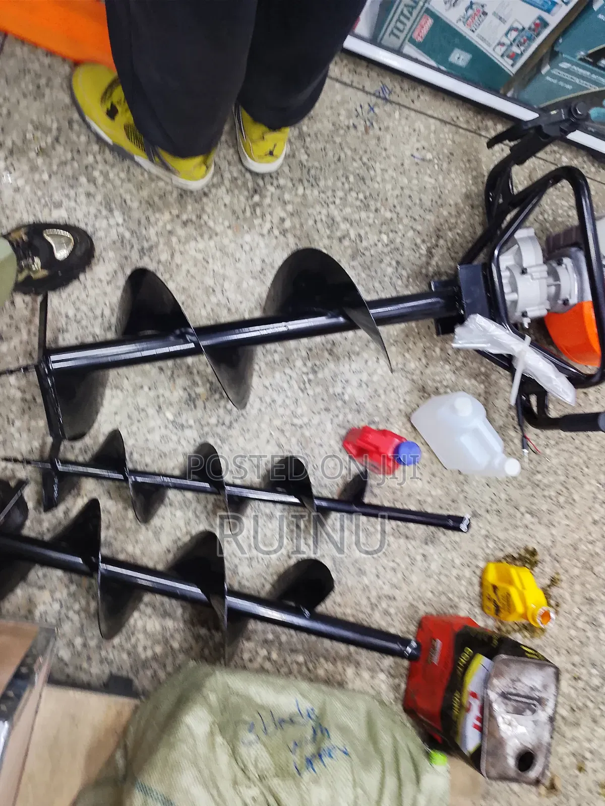 Heavy Duty 3 Bits Earth Auger