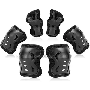 Adult Cycling Knee Elbow Pads Set – 6-Piece Protective Gear