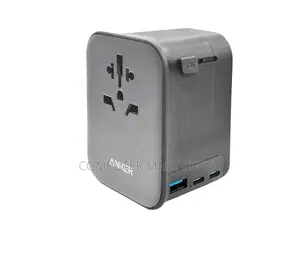 Anker Nano Travel Adapter (4-in-1, 65w) Black (Wall Charger)