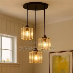 3 Light Crystal Pendant