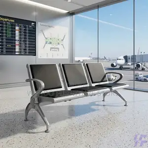 Office Benches; High Ends 3 Link Padded Office Waiting
