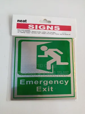 Emergency Exit Sign