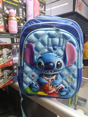 Slam Dunk Style: Stitch 3D Basketball Backpack!