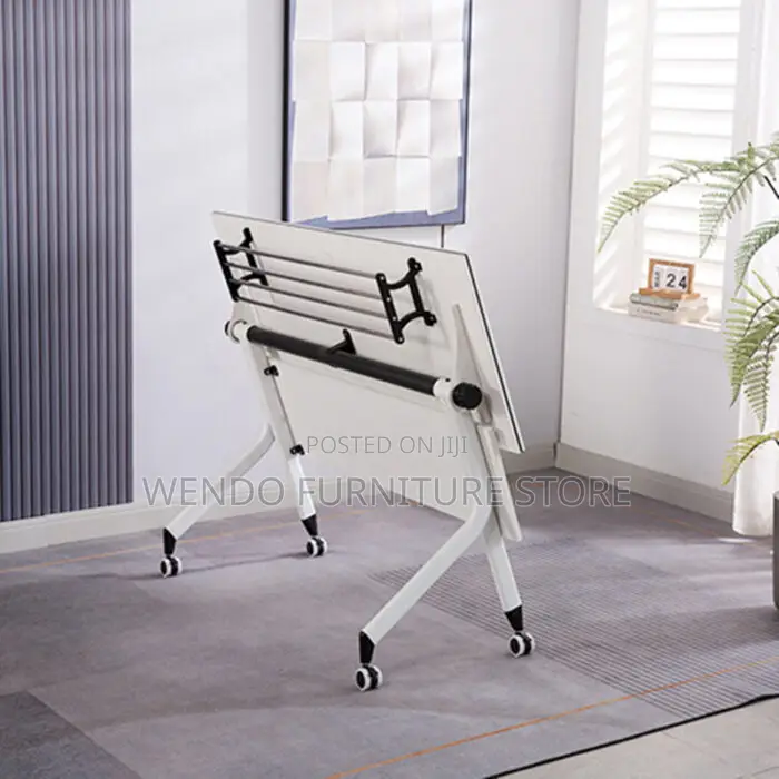 Office Desk; 1.2m Foldable Office Training Movable Table