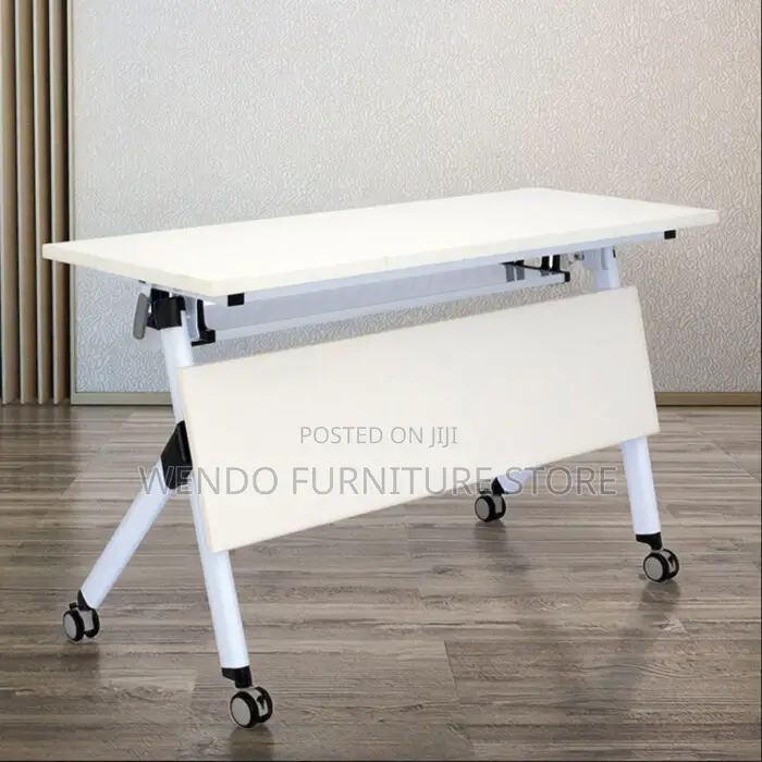 Office Desk; 1.2m Foldable Office Training Movable Table