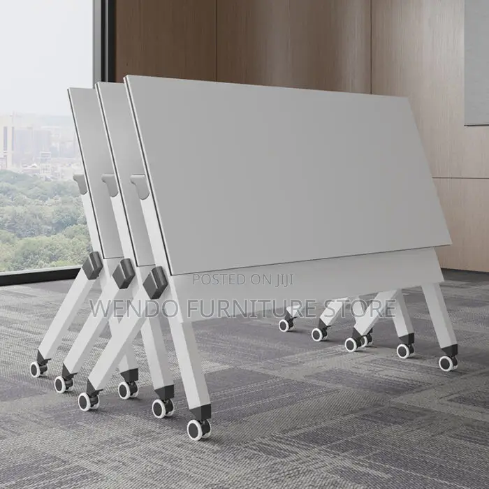 Office Desk; 1.2m Foldable Office Training Movable Table