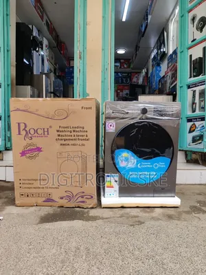 Roch Washing Machine 10kg Front Load Fully Automatic Wash Dry