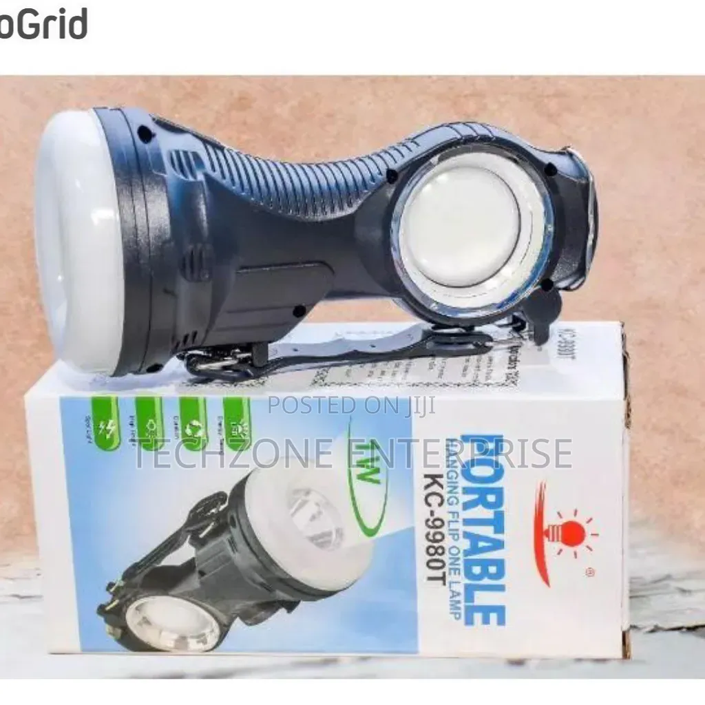 KC Portable Hanging Flip LED Solar Torch ,