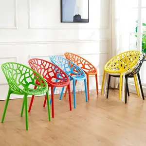 Dining Chairs; Garden Plastic Stackable Outdoor Chair