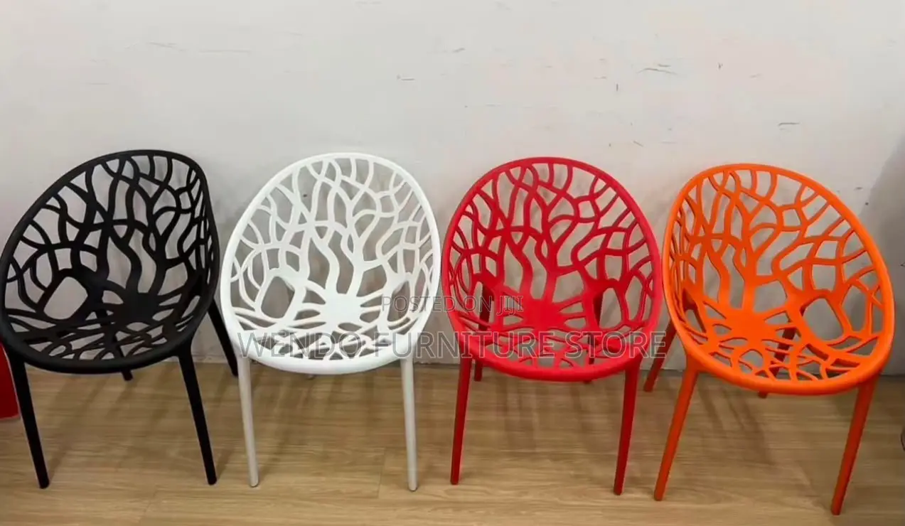Dining Chairs; Garden Plastic Stackable Outdoor Chair