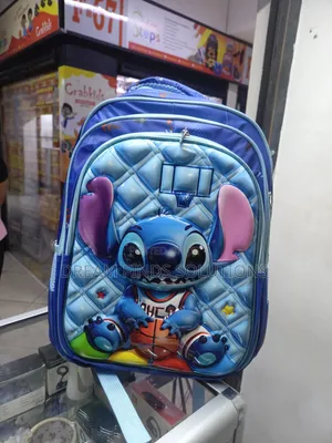 Stitch Slam: Premium 3D Character Backpack