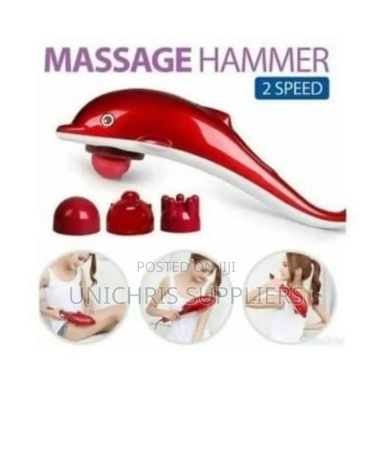 Dolphin Red Massager