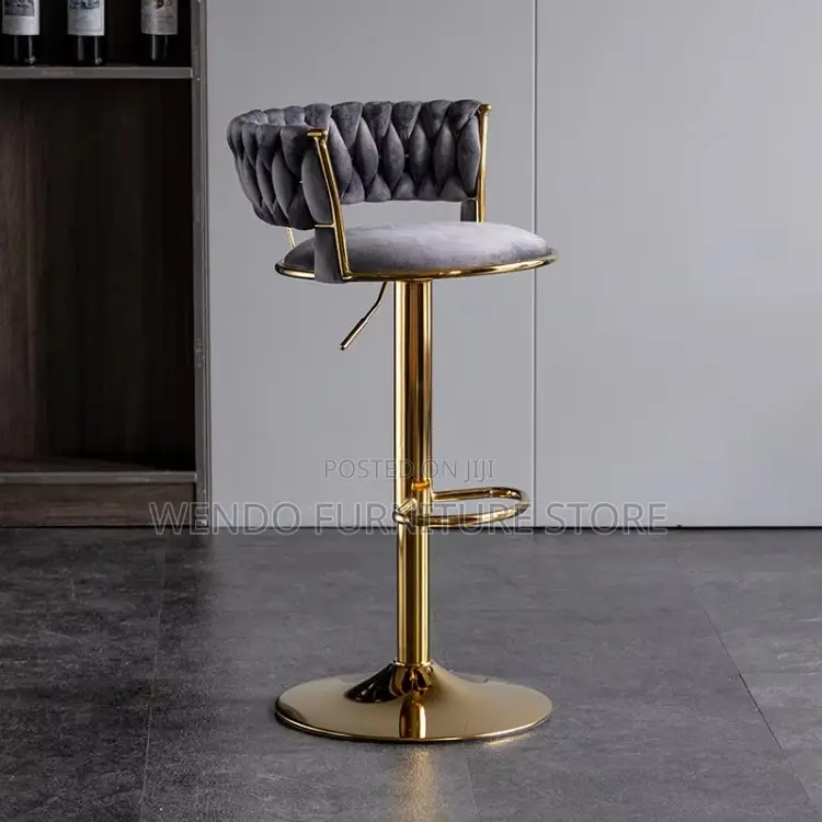 Barstool; Height Adjustable Ergonomic Comfortable Barstool