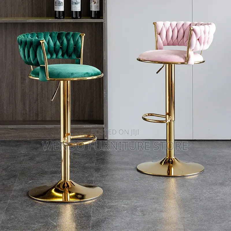Barstool; Height Adjustable Ergonomic Comfortable Barstool