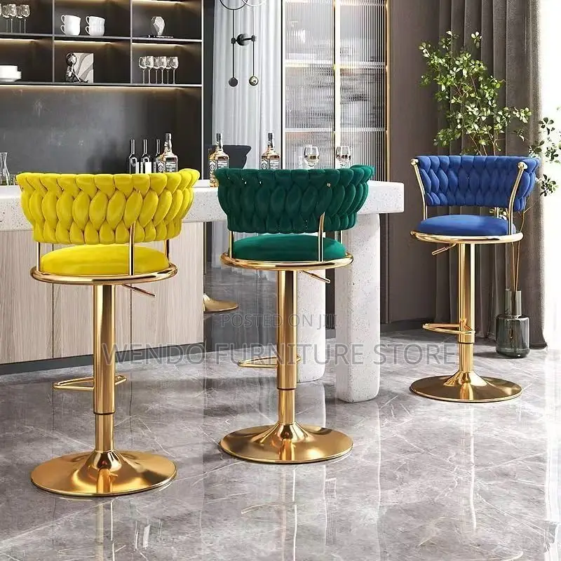 Barstool; Height Adjustable Ergonomic Comfortable Barstool