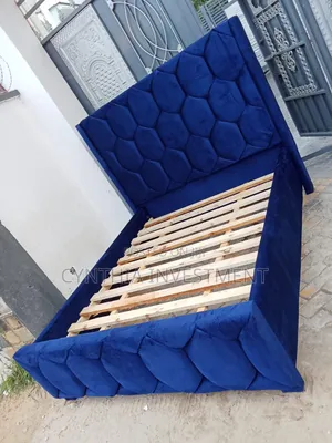 5 by 6 Navy Blue Bed
