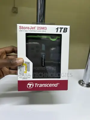 Transcend StoreJet 25M3 1TB USB 3.1 Gen 1 Portable Hard Drive
