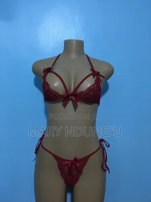 Red Lingerie Set