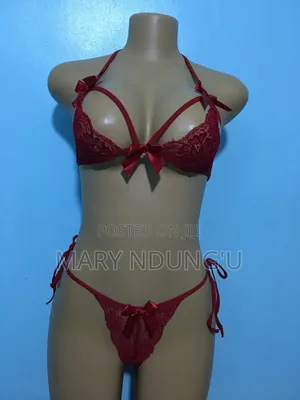 Red Lingerie Set