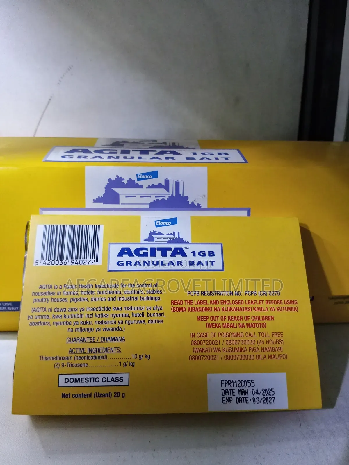 Agita Fly Bait Granular 1gb 20grams