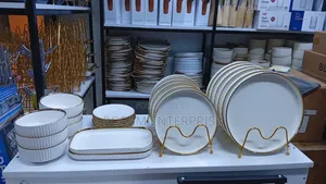 Elegant European Porcelain Dinner Set 26pcs