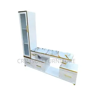 Modern Executive TV Stand With Marble Coating