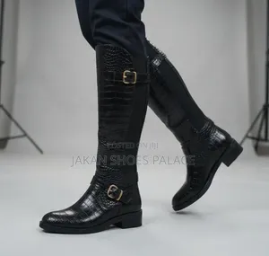 Ankle Boots Crocodile Print