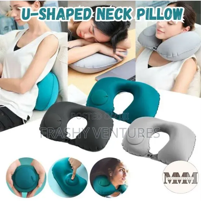 U Shaped Inflatable Neck Pillow