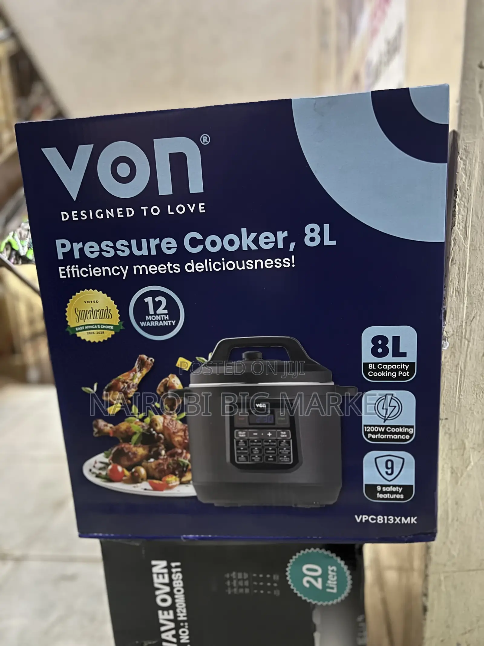 8 Litres Electric Pressure Cooker