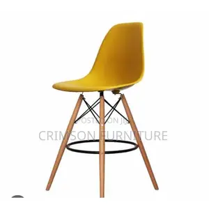 Modern Ergonomic Dining Chair With Wooden Legs