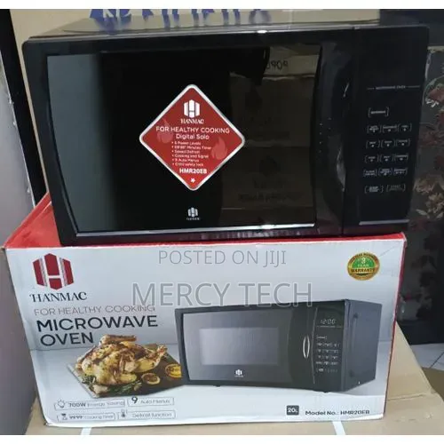 Hanmac 20L Manual Microwave Black White