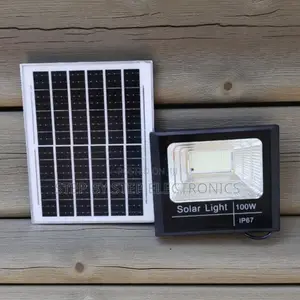 Heavy Duty 100Watts Solar Flood Light for Driveways and Entrances