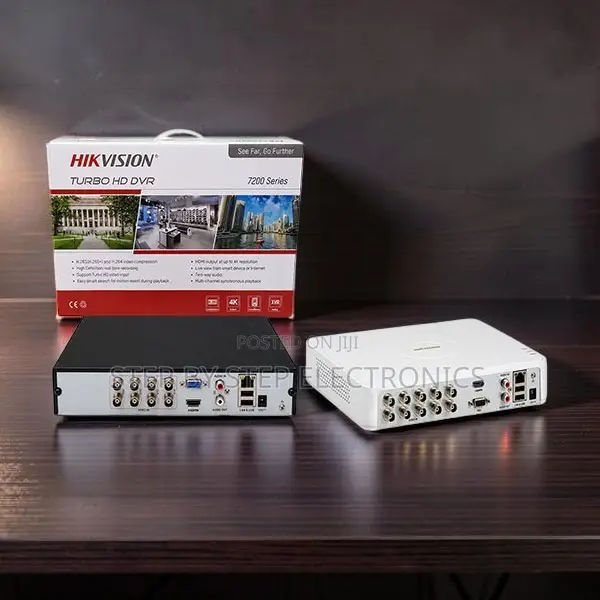 Space Saving Hikvision 4 Channel, 8 Channel Upto 1080P DVR Machine