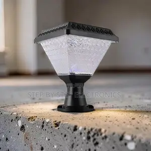 Smart Outdoor Led Garden Light Main Gate Post Solar Light Lamp