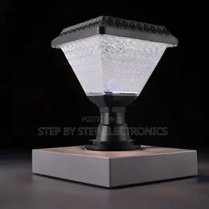 Automatic Outdoor Led Garden Light Main Gate Post Solar Light Lamp