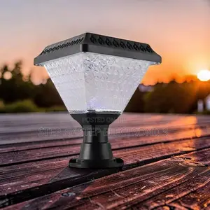 Intelligent Outdoor Led Garden Light Main Gate Post Solar Light Lamp