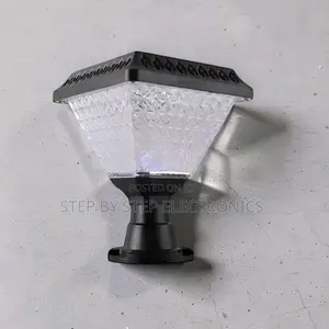 Robust Outdoor Led Garden Light Main Gate Post Solar Light Lamp