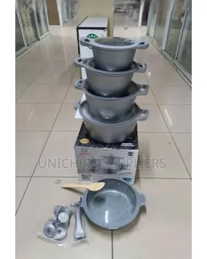 Bosch 11pc Cookware With Silicone Lid Covers