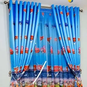 Cartoon Themed Beautiful Curtains for Kids Rooms