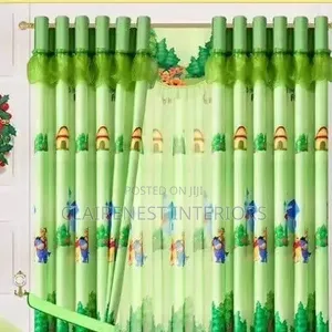 Transform Your Kids Bedrooms With Premium Cartoon Themed Windowcurtain
