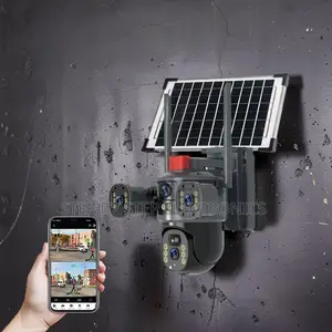 V380 Pro App 20MP 4G PTZ Dual Three Triple Lens Solar Camera