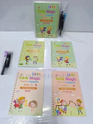 Sank Magic Books. Set of 4 Books. comes With Pens.