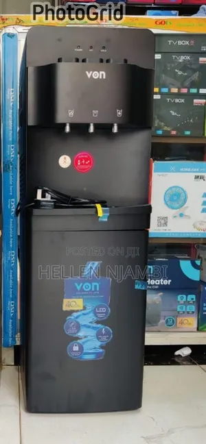 Von VADL2211K Water Dispenser Electric Cooling With Cabinet -Black