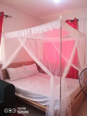 Buzz Free White and Cream Four Stand Mosquito Nets