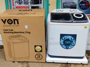Von 11Kg Top Load Washing Machine, Twin Tub
