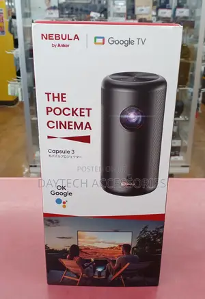 NEBULA Capsule 3 Portable GTV Projector 1080P Home Cinema.