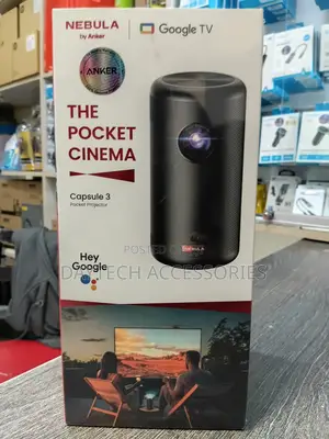 NEBULA BY ANKER Capsule 3 300-Lumen Full HD Smart Portable Projector.