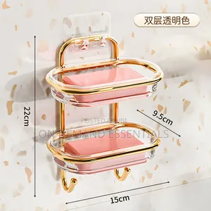 Luxury Double-Layer Wall Mounted Soap Holder