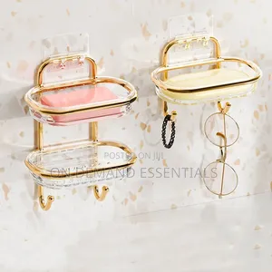 Luxury Double-Layer Wall Mounted Soap Holder