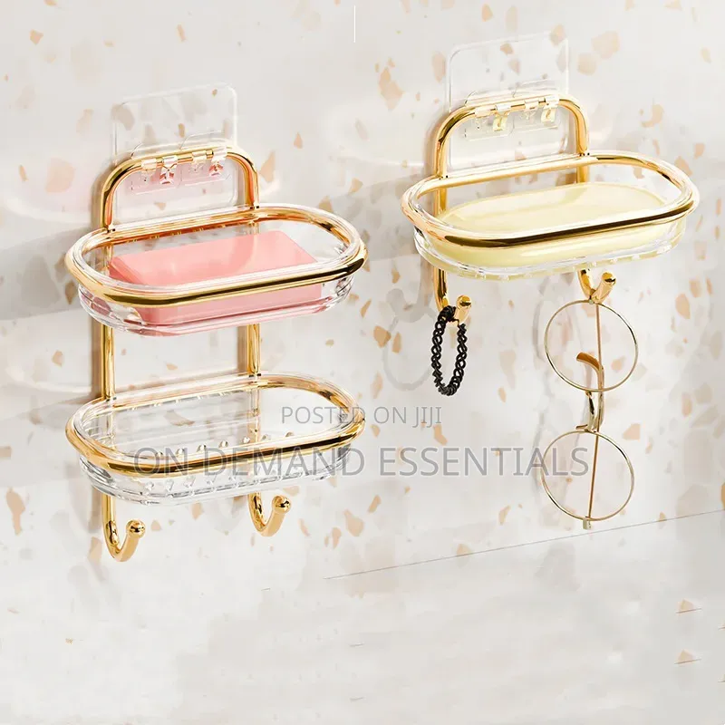 Luxury Double-Layer Wall Mounted Soap Holder